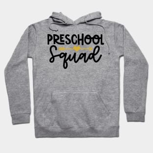 Preschool Squad Funny Back to School Kids Hoodie